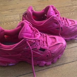 Pink Balenciaga sneakers